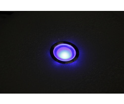 SC-B105B Blue LED floor light, круглый, 12V, IP67