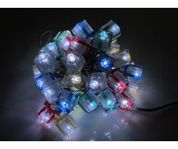 LED-PL-80-8M-240V-W Светодиодная гирлянда 8м, IP54, 240V Белые LED/Подарочная упаковка 2,8*2,8*3,3см