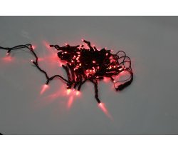 LED-PLR-100-10M-24V-R/BL-W/O, красная/черный провод, соединяемая (без силового шнура) 24Вольта