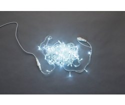 LED-PLS-100-10M-24V-W/C-F-W/O белая/прозрачный провод/ белый FLASH, IP-54, (без силового шнура) 24В