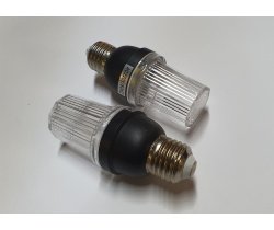 LED лампа-вспышка E-27, белая G-LEDJS07W (60 вспышек в минуту)