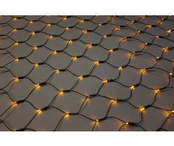LED-SNL-288-C-2*1,5M-240V-Y/BL Гирлянда Сеть 2*1.5м, желтые LED/черный провод/контроллер соединяемая