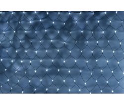 LED-SNL-288-2*1,5M-240V-W/BL Гирлянда Сеть 2*1.5м,  белые LED/черный провод, соединяемая. Neo-Neon