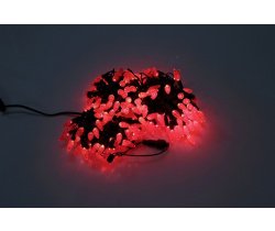 LED-PL-C6-4-G-220V-20-R Светодиодная гирлянда 20м 220V красные LED/насадка Ягодка 3,5х1,5см Neo-Neon