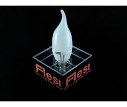 LED candle-frame-4,5W E14 4200K, 240V, SMD2835, свеча на ветру