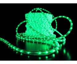 LED-XD-3W-100M-240V Светодиодная гирлянда дюралайт чейзинг, зеленый, D13мм, 36LED/метр, IP54, кратно