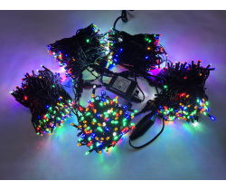 LED-PLS-200*5-20M*5-24V-M/BL-F(W) Flash LED гирлянда Спайдер 5*20м, 24V, мульти LED/Flash белый