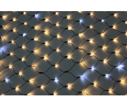 LED-SNL-540-2*4M-240V-WW/BL-F(CW) Сеть 2*4м. белые теплые LED/Flash CW/черный провод, соединяемая