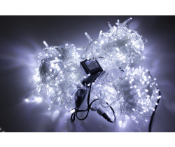 LED-PLS-200*3-20M-24V-W/C-F(W) Flash Гирлянда Спайдер 3*20м 24V/60W белые LED/прозрачный провод/колп