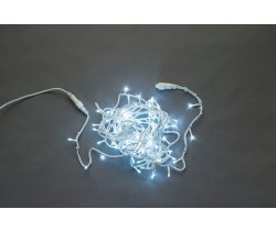 LED-PLS-100-10M-240V-W/W-F-W/O, белая/белый провод/ белый FLASH, IP-54, (без шнура)