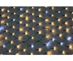 LED-SNL-540-2*4M-240V-WW/BL-F(CW) Сеть 2*4м. белые теплые LED/Flash CW/черный провод, соединяемая