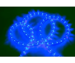 LED-DL-2W-100M-1M-12V-B Светодиодная гирлянда дюралайт фиксинг, синий, 12V, D13мм, 36LED/метр, кратн
