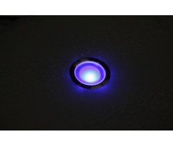 SC-B105B Blue LED floor light, круглый, 12V, IP67