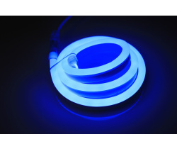 LM-220V-2835-120P-B  Световая гирлянда Гибкий неон LED NEON FLEX синий, 8х18мм. 