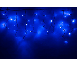 LED-RPLR-160-4.8M-240V-B/BL-F(B) синие LED/синий Flash/провод черный каучук. Уличная светодиодная ги
