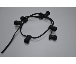 2BLR-250E27-50M-20CM-240V Гирлянда Белт-лайт  IP65, 50м, 2 жилы ЧЕРНЫЕ провод и патрон. Neo-Neon