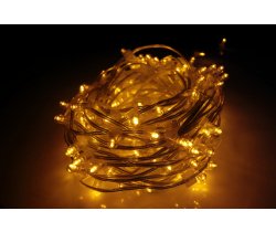 NEW!!! LED-LP-200-30M-12V-Y-F(Y) Гирлянда клип-лайт желтые LED/Flash, 30м, колпачок, транс. Neo-Neon