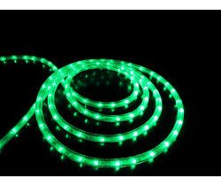 LED-XD-5W-100M-240V-K/2,77CM Светодиодная гирлянда дюралайт чейзинг, зеленый, D16мм, 36LED/метр, IP5
