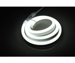 LM-220V-2835-120P-W  Световая гирлянда Гибкий неон LED NEON FLEX белый, 8х18мм. 