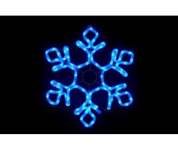 LED-XM(FR)-2D-CK022-B-30  Blue Снежинка 79х69см