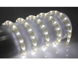 LED-DL-2W-2.77CM-100M-240V-W Светодиодная гирлянда дюралайт, фиксинг, белый, D13мм, 36LED/метр, IP54