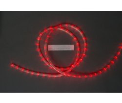 LED-DL-3W-100M-2M-240V-R Светодиодная гирлянда дюралайт чейзинг, красный, D13мм, 36LED/метр,  IP65, 
