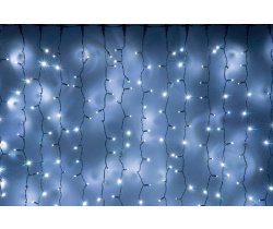 LED- PLS-1920-240V-2*1,5М-W/BL  белые светодиоды/черный провод. Световой занавес 2*1.5м. Neo-Neon