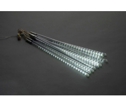 Сосульки Трубки 10шт 0,5М Бел. LED-PLM-METEOR TUBE-540(10*54SMD2835)-10-12V-W  не соединяемаяNEW!