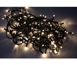 LED-PLS-200-20M-240V-WW/BL-F-W/O бел.Т/бел.Т флэш на черн. проводе (без силового шнура)С КОЛПАЧКОМ
