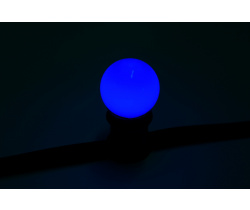 LED G45-E27-24V-B  LED лампа Е27  для Гирлянды Белт-лайт, синий  цвет свечения. Neo-Neon