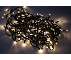 LED-PLS-200-20M-240V-WW/BL-F-W/O бел.Т/бел.Т флэш на черн. проводе (без силового шнура)С КОЛПАЧКОМ