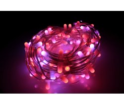 LED-LP-15СМ-100M-12V-RGB  Светодиодная гирлянда клип-лайт RGB LED, C КОЛПАЧКОМ. Neo-Neon