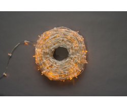 NEW LED-LP-15-100M-12V-Y-F(Y) Гирлянда клип-лайт желтые LED/желтый Flash БЕЗ КОЛПАЧКА. Neo-Neon