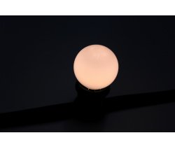LED G45-E27-230V-WWP LED лампа Е27  для Гирлянды Белт-лайт, тепло-розовый  цвет свечения. Neo-Neon