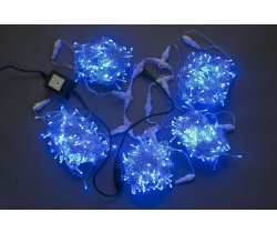 LED-PLS-200*5-20M*5-24V-B/C-F(B) Flash LED гирлянда Спайдер 5*20м 24V, синие LED/прозрачный провод