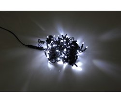 LED-PLS-100-10M-240V-W/BL-F-W/O, Белый/белый флэш на черн.пр. соед.(без силового шнура) С КОЛПАЧКОМ