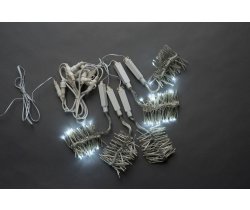 Капли 5шт 100см Бел. LED-PLG-SNOW-640L-1M-5-12V-W NEW
