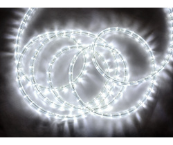 LED-DL-2W-100M-1M-24V-W Светодиодная гирлянда дюралайт фиксинг, белый, 24V, D13мм, 36LED/метр, IP54,