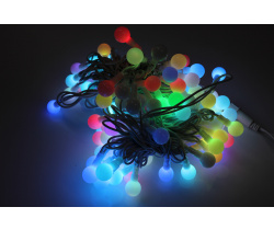 LED-PLR-100-15M-25MM-240V-RGB/WH-W/O (INTENSIVE) LED гирлянда 15м, 240V, IP65, RGB LED/Шарик 2,5см