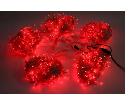 LED-PLS-200*5-20M*5-24V-R/C-F(R) Flash LED гирлянда Спайдер 5*20м 24V, красные LED/прозрачный провод