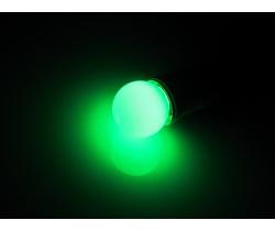 LED G45 220V-240V Green, зелёный