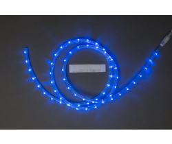LED-СDL-2W-100M-220V-3.33CM-B V2 Светодиодная гирлянда дюралайт фиксинг, синие светодиоды, 11,5мм, 3