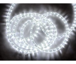 LED-DL-2W-100M-1M-24V-W Светодиодная гирлянда дюралайт фиксинг, белый, 24V, D13мм, 36LED/метр, IP54,