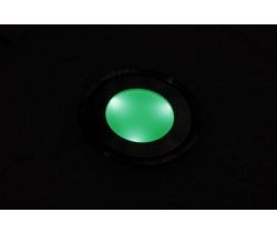 SC-B101B Green LED floor light, круглый, 12V, IP67