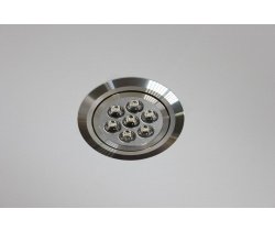G-TH107-3100K,LEDсвет.встр.повор.круг 7LED CREE/1W