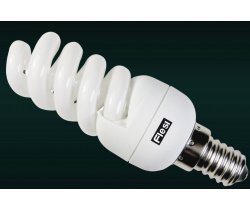 Flesi Spiral 11W Mini Half 220V E14 4100K 32х98