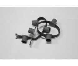 5BL-E27-165-6-240V Гирлянда Белт-лайт IP22, 5 жил, 50м, СЕРЫЕ провод и патрон, шаг 15см. Neo-Neon