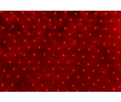 LED-XG-504-C-230V Световая Гирлянда Сеть 3*1м. красные LED/черный провод/контроллер. Flesi