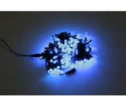 LED-PL-C6-4-G-220V-20-B Светодиодная гирлянда 20м, 220V, синие LED/насадка Ягодка 3,5х1,5см Neo-Neon