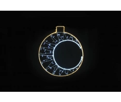 FLESI-PN 960217 Световая игрушка шар "Орион", 53х60 см., 24В/WW+W+W